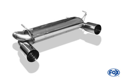 Nissan 350Z Endschalldämpfer quer Ausgang Ø70mm rechts/links - 1x114 Typ 10 rechts/links