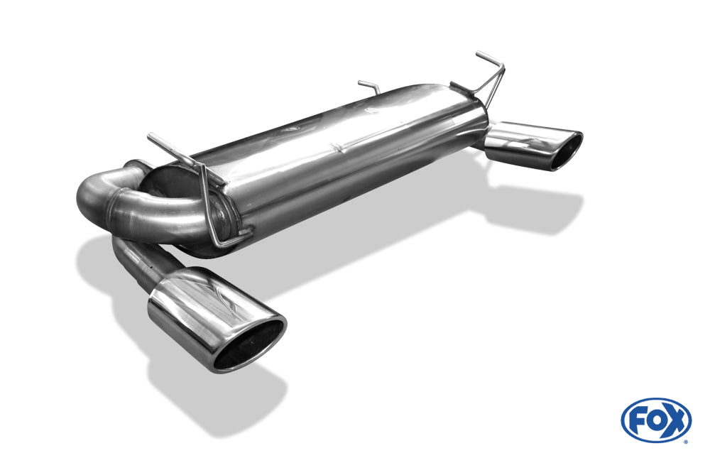 Nissan 350Z Endschalldämpfer quer Ausgang Ø70mm rechts/links - 115x85 Typ 32 rechts/links