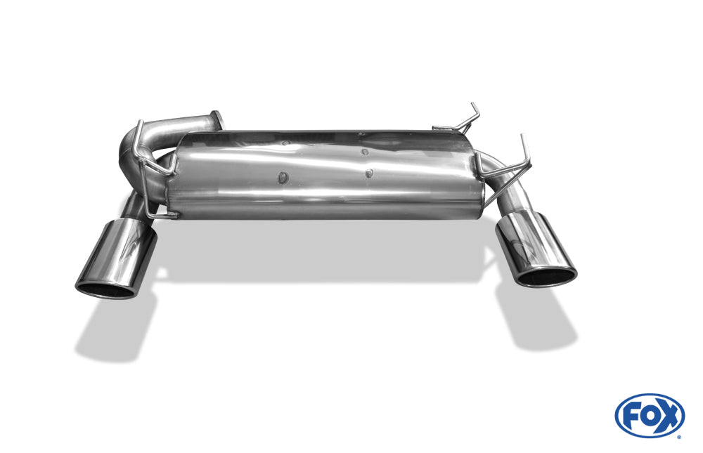 Nissan 350Z Endschalldämpfer quer Ausgang Ø70mm rechts/links - 115x85 Typ 32 rechts/links