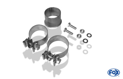 Nissan 350Z Endschalldämpfer quer Ausgang Ø70mm rechts/links  - 2x76 Typ 13 rechts/links