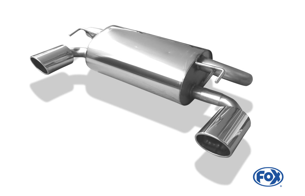 Nissan 370Z Endschalldämpfer quer Ausgang rechts/links - 129x106 Typ 32 rechts/links