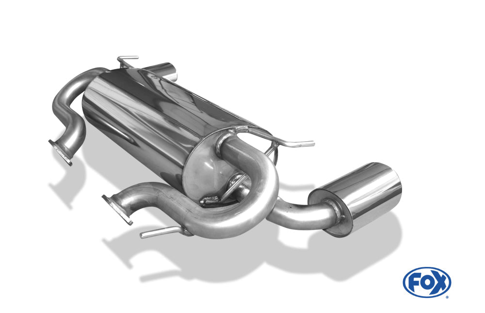 Nissan 370Z Endschalldämpfer quer Ausgang rechts/links - 129x106 Typ 32 rechts/links