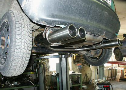Opel Corsa B Endschalldämpfer Ausgang rechts/links Ø60mm - 2x80 Typ 13 rechts/links
