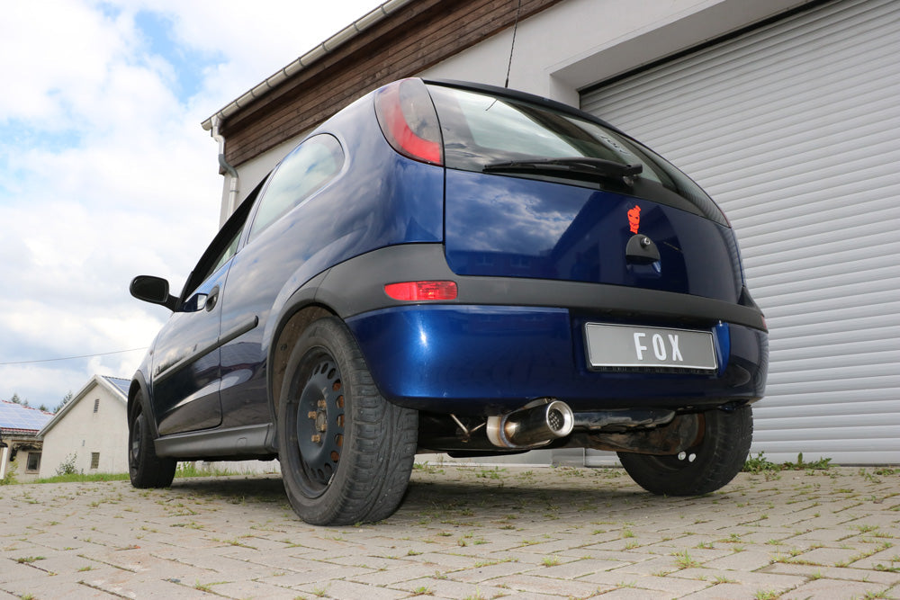 Opel Corsa C Endschalldämpfer - 1x90 Typ 13
