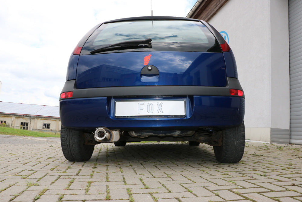 Opel Corsa C Endschalldämpfer - 1x90 Typ 13