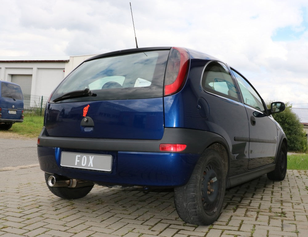 Opel Corsa C Endschalldämpfer - 1x90 Typ 13