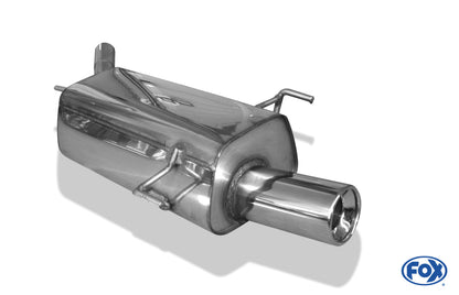 Opel Corsa C Endschalldämpfer - 1x90 Typ 13