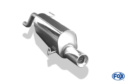 Opel Corsa D - Sportheck und OPC Line Endschalldämpfer - 1x90 Typ 13