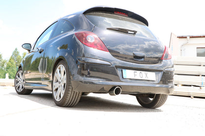 Opel Corsa D GSI Endschalldämpfer quer Ausgang einseitig - 1x100 Typ 16