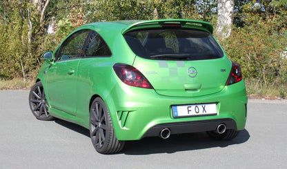 Opel Corsa D NRE Endschalldämpfer quer Ausgang rechts/links - 1x100 Typ 16 rechts/links