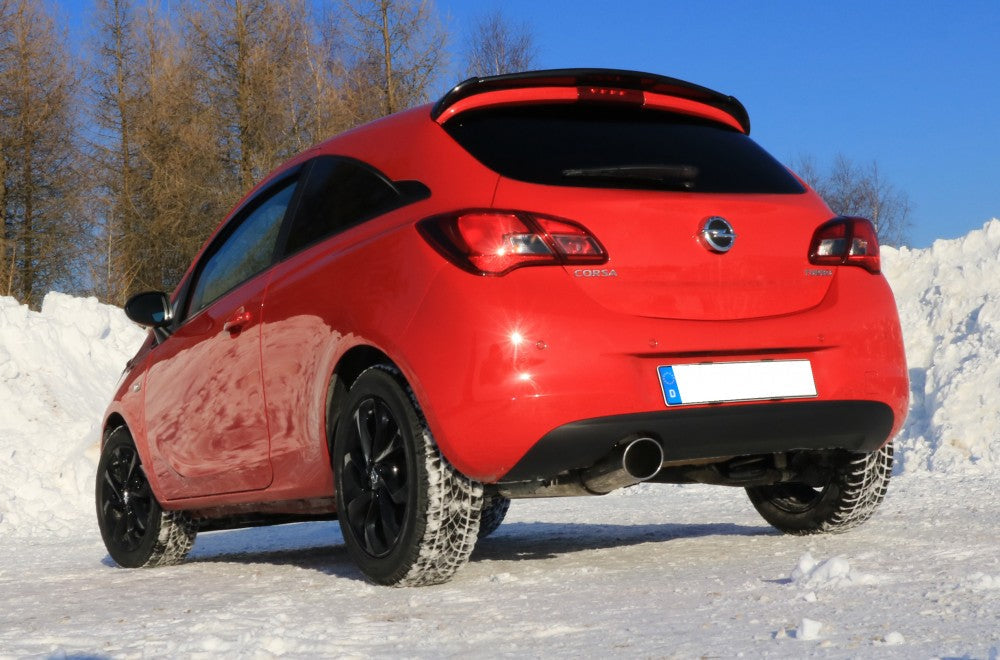 Opel Corsa E Endschalldämpfer - 129x106 Typ 44