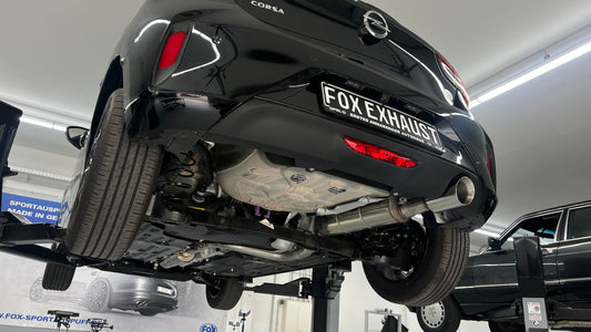 FOX Opel Corsa F End- und Vorschalldämpfer - 1x100 Typ 25