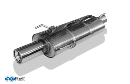 FOX Opel Astra F-CC Endschalldämpfer 3-Punkt-Aufhängung - 1x90 Typ 13