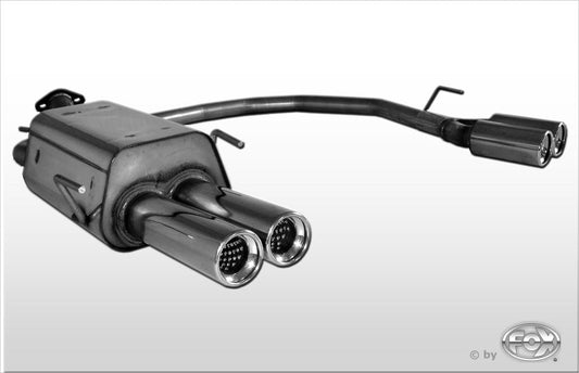 Opel Astra G Stufenheck Endschalldämpfer Ausgang rechts/links - 2x80 Typ 13 rechts/links