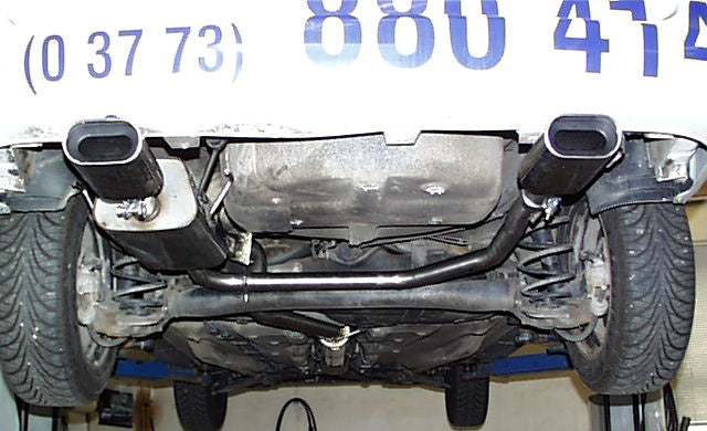 Opel Astra G Caravan Endschalldämpfer Ausgang rechts/links - 135x80 Typ 53 rechts/links