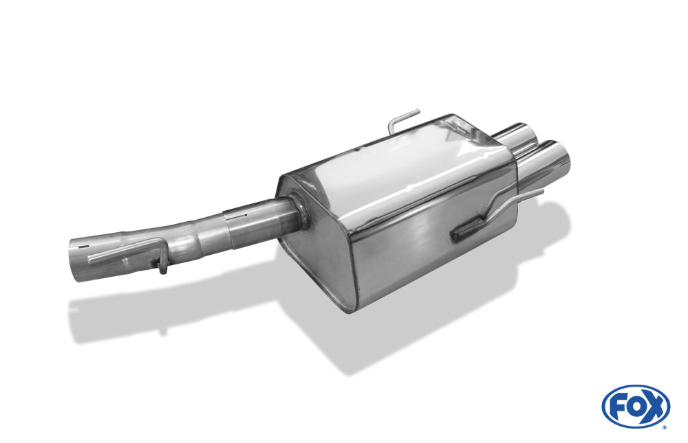 Opel Astra G-CC Endschalldämpfer Ø60mm - 2x80 Typ 13