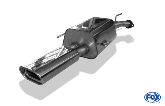 Opel Astra G Stufenheck Endschalldämpfer Ø60mm - 135x80 Typ 53