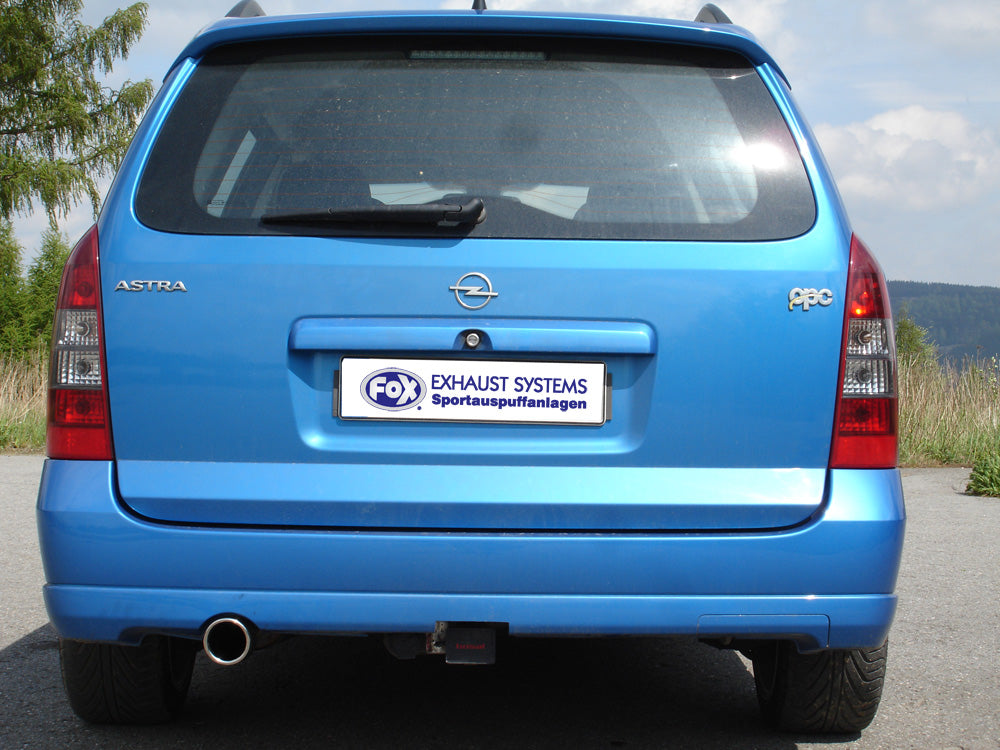 Opel Astra G OPC Caravan Endschalldämpfer - 1x90 Typ 17