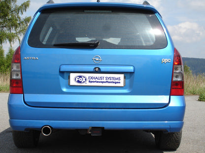 Opel Astra G OPC Caravan Endschalldämpfer - 1x90 Typ 17