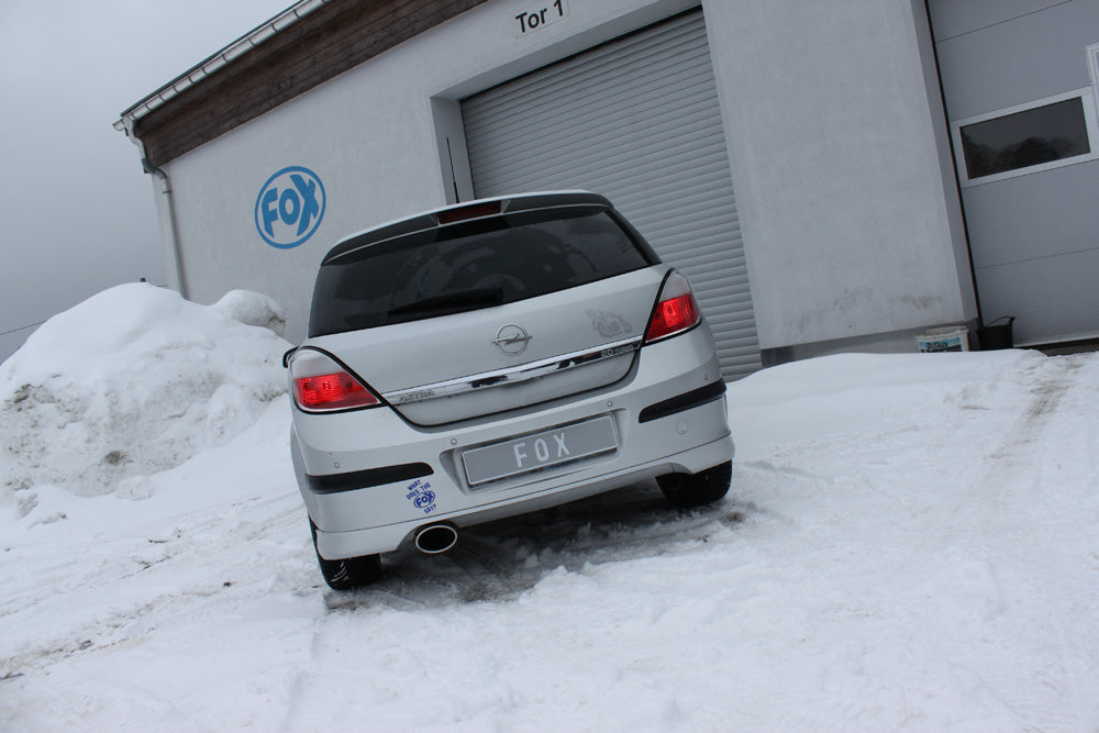Opel Astra H/ Astra H GTC Turbo mit Ausschnitt Endschalldämpfer einseitig - 115x85 Typ 32