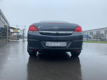 Opel Astra H TwinTop mit Ausschnitt Endschalldämpfer einseitig - 115x85 Typ 32