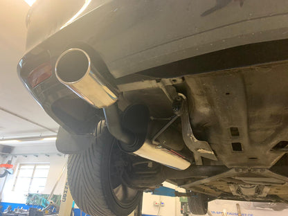Opel Astra H TwinTop mit Ausschnitt Endschalldämpfer einseitig - 115x85 Typ 32