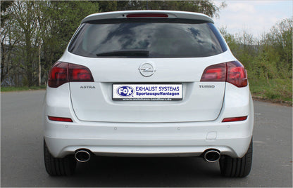Opel Astra J Sports Tourer 1,4l Endschalldämpfer quer Ausgang rechts/links - 115x85 Typ 32 rechts/links