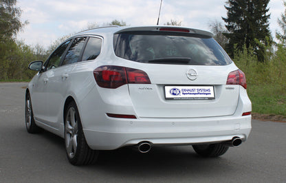 Opel Astra J Sports Tourer 1,4l Endschalldämpfer quer Ausgang rechts/links - 115x85 Typ 32 rechts/links