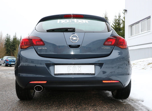 Opel Astra J Limousine Endschalldämpfer quer Ausgang links - 140x90 Typ 32