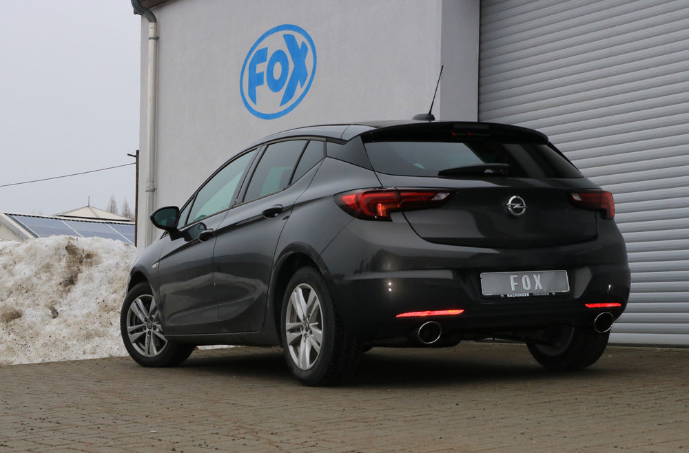 Opel Astra K Schrägheck Endschalldämpfer quer Ausgang rechts/links - 129x106 Typ 32 rechts/links
