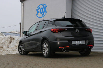 Opel Astra K Schrägheck Endschalldämpfer quer Ausgang rechts/links - 129x106 Typ 32 rechts/links