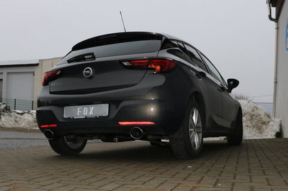 Opel Astra K Schrägheck Endschalldämpfer quer Ausgang rechts/links - 129x106 Typ 32 rechts/links