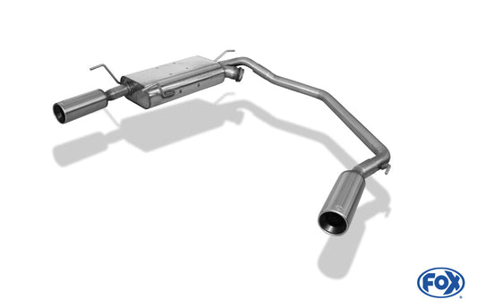Opel Vectra B Endschalldämpfer Ausgang rechts/links - 1x90 Typ 13 rechts/links