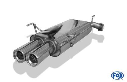 Opel Vectra B - Bj. 94`-9/99` Endschalldämpfer Ø55mm - 2x80 Typ 13