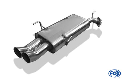 Opel Vectra B - Bj. 94`-9/99` Endschalldämpfer Ø55mm - 2x76 Typ 18