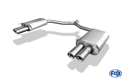 Opel Vectra C GTS Endschalldämpfer rechts/links zweiflutig - 2x76 Typ 17 rechts/links