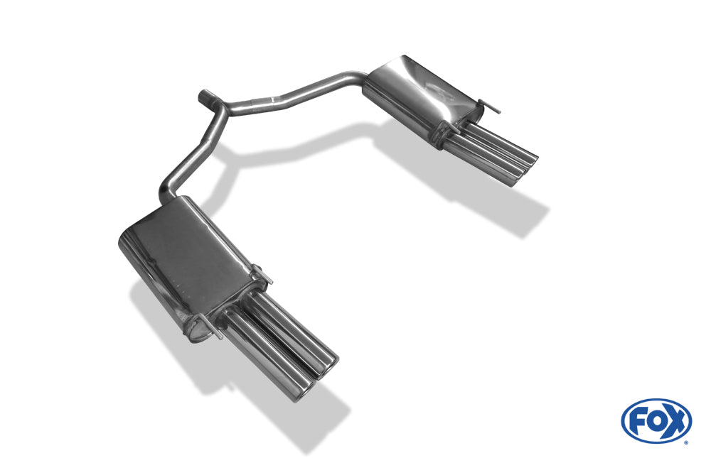Opel Vectra C GTS Endschalldämpfer rechts/links zweiflutig - 2x76 Typ 17 rechts/links