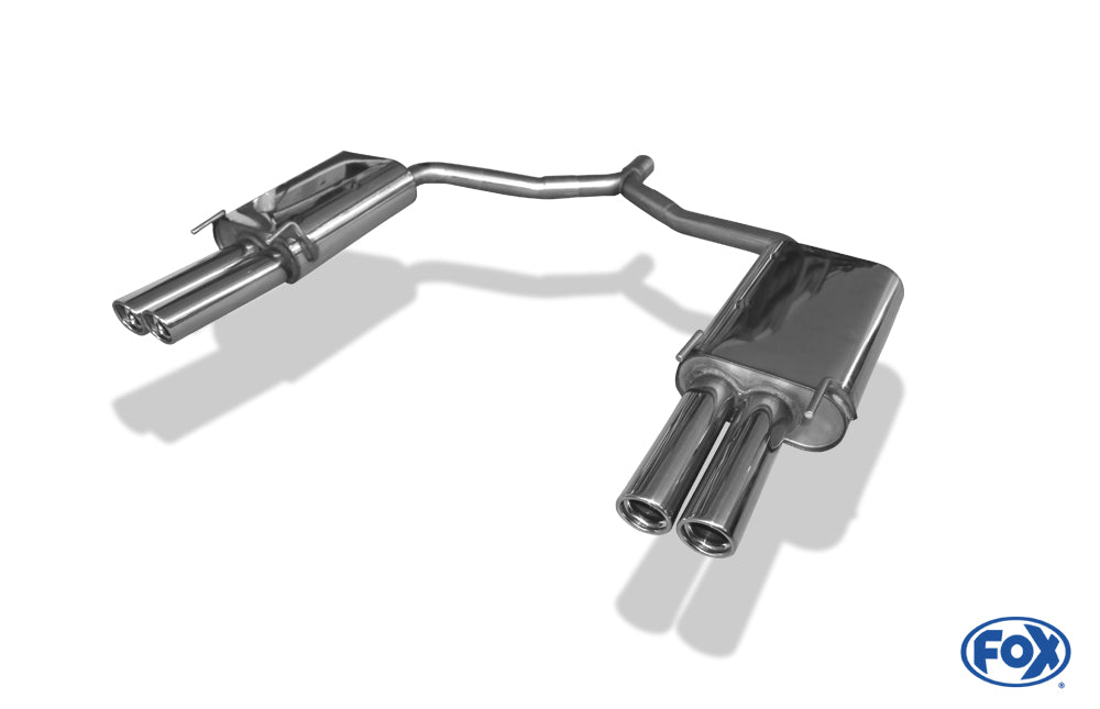 Opel Vectra C GTS Endschalldämpfer rechts/links zweiflutig - 2x76 Typ 17 rechts/links