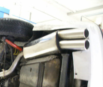 Opel Omega B Caravan Endschalldämpfer - 2x90 Typ 13