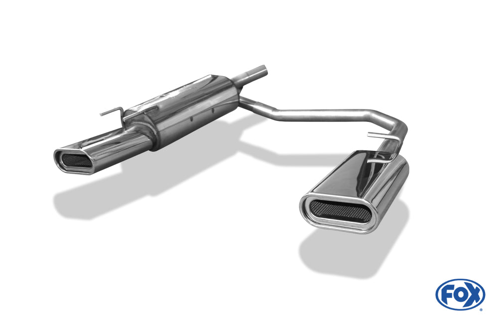 Opel Tigra A Endschalldämpfer Ausgang rechts/links 60mm - 160x80 Typ 53 rechts/links