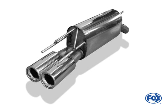 Opel Calibra A Endschalldämpfer - 2x80 Typ 13