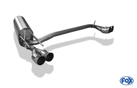 Opel Calibra A Endschalldämpfer Ausgang rechts/links - 2x76 Typ 18 rechts/links
