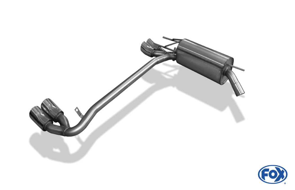 Opel Calibra A Endschalldämpfer Ausgang rechts/links - 2x76 Typ 18 rechts/links