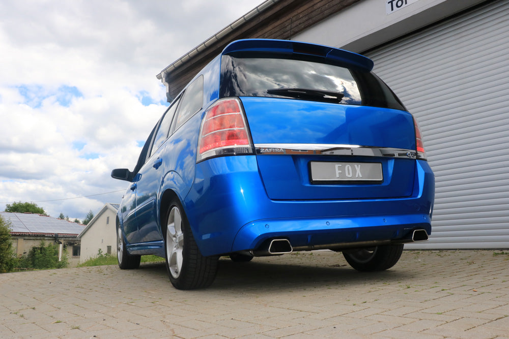 Opel Zafira B OPC Endschalldämpfer Ausgang rechts/links - 142x78 Typ 61 rechts/links