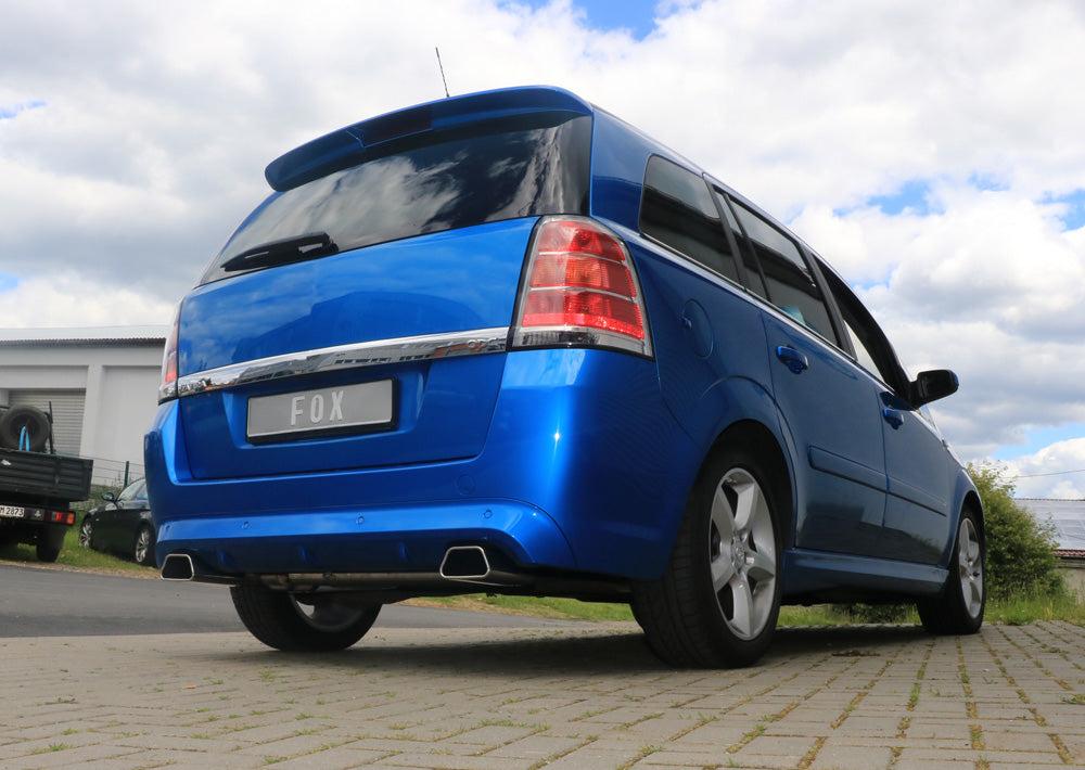 Opel Zafira B OPC Endschalldämpfer Ausgang rechts/links - 142x78 Typ 61 rechts/links