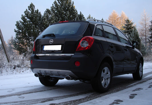 Opel Antara Endschalldämpfer quer Ausgang rechts/links - 140x90 Typ 33 rechts/links