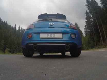 Opel Adam S Endschalldämpfer quer Ausgang rechts/links - 1x100 Typ 25 rechts/links