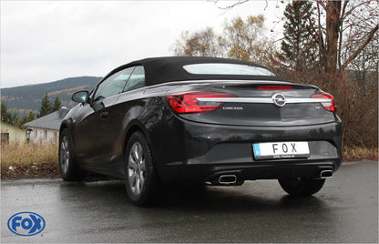 Opel Cascada Endschalldämpfer quer Ausgang rechts/links - 145x65 Typ 59 rechts/links