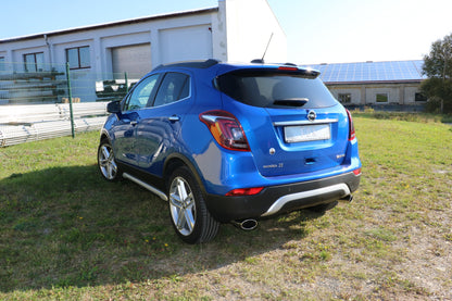 Opel Mokka 4x4 & 4x2 Endschalldämpfer rechts/links - 115x85 Typ 38 rechts/links