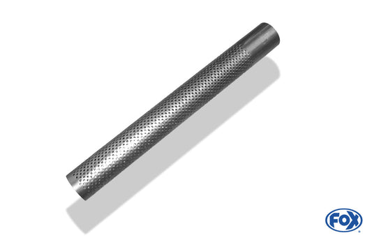 FOX Perforiertes Rohr Variante 1 - Ø100mm - Länge: 450mm Mit ausgestanzten Löchern Ø3mm - Material: 1:4512